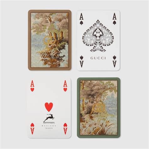 gucci poker|Gucci Decorative Poker set with Web and Double G.